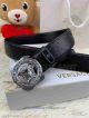 AAA Versace Medusa Head Leather Belt - Silver Diamond Buckle (2)_th.jpg